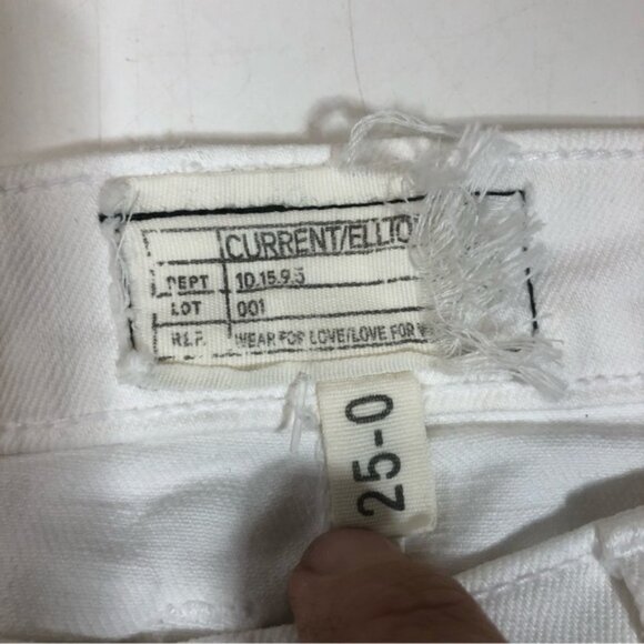 Current/Elliott The Fling Jeans in Sugar Destroy, size 25 - Picture 9 of 13